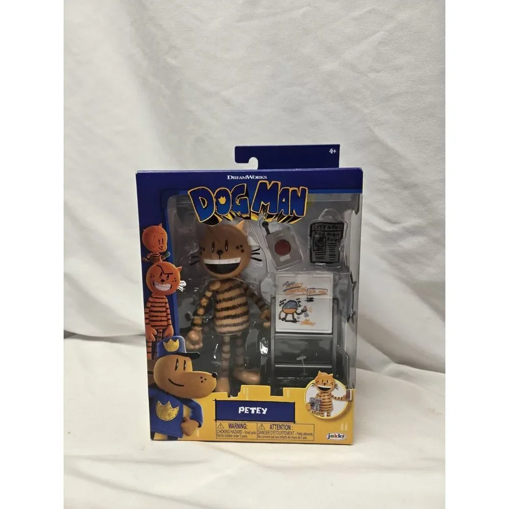 Dream Works Dog Man Movie 5 Inch Petey Articulated Action Figure Jakks Pacific‎